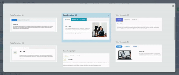Tabs Templates