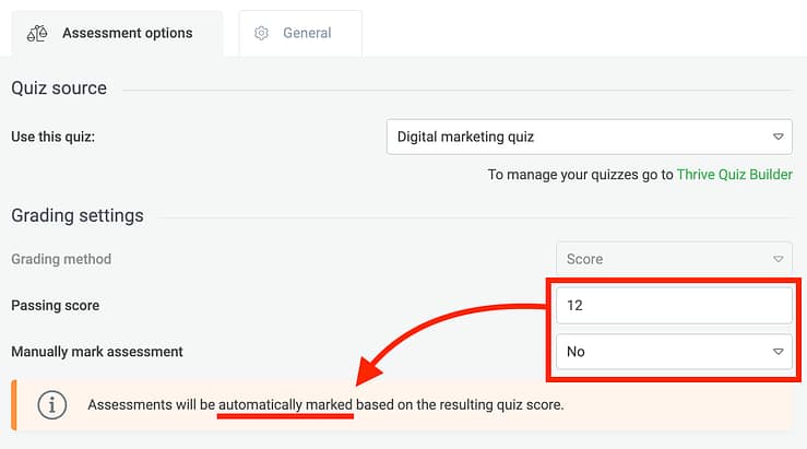 Automatic Quiz Scoring