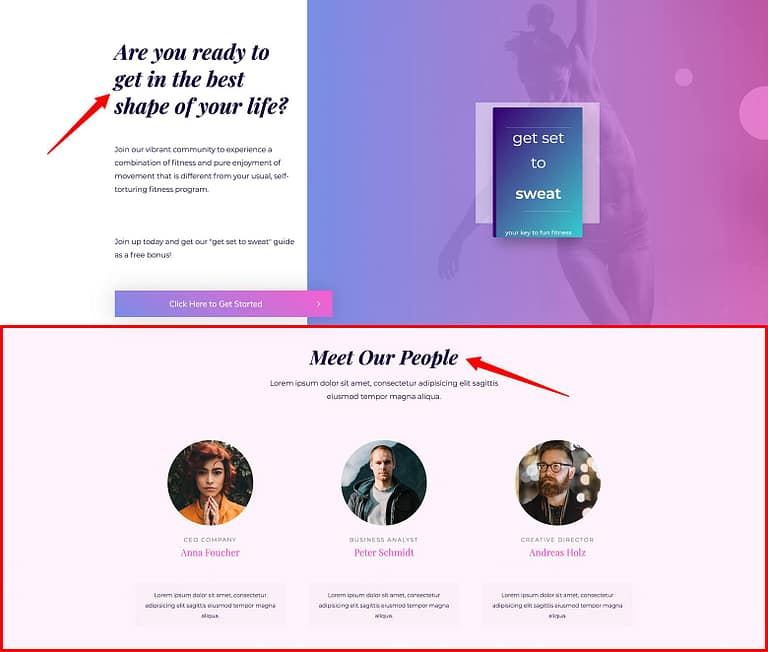 Block-Element-Font-Matching-Feature Block templates match the font style and typography of your parent content.