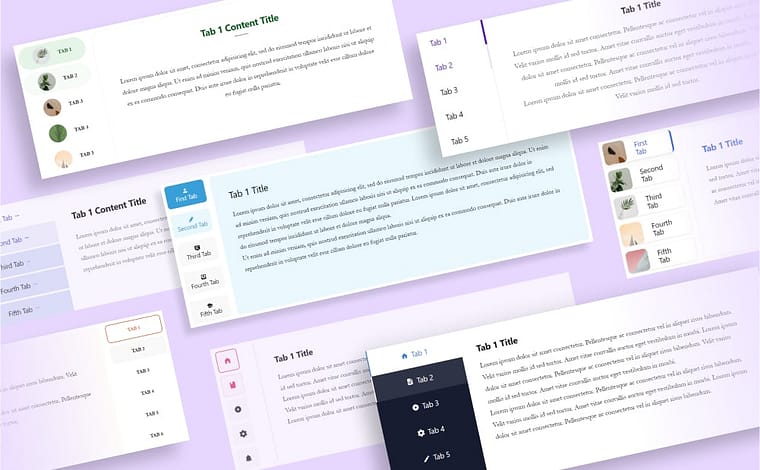 Collage of templates