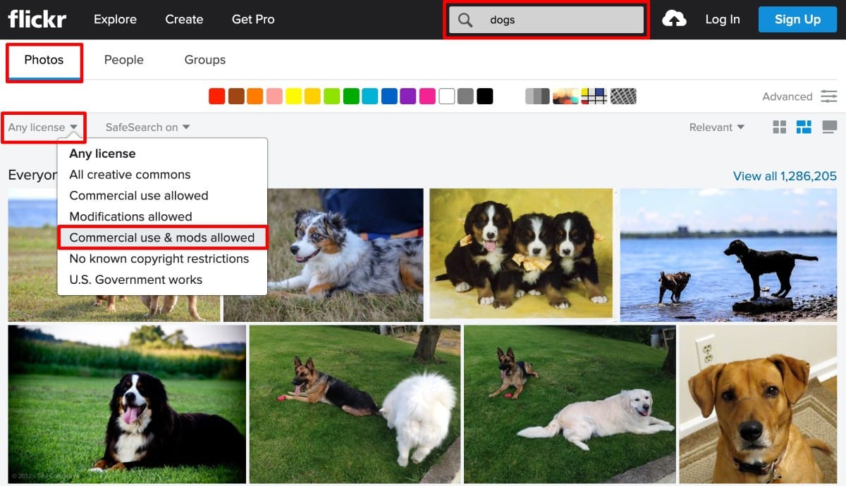 Flickr-commercial-commons-search-filter-optimized Flickr commercial use creative commons search filter