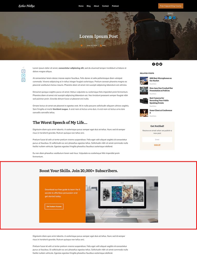 Full-Width-Block-Template-in-a-blog-post You can make your Block template designs use the full screen width on a blog post