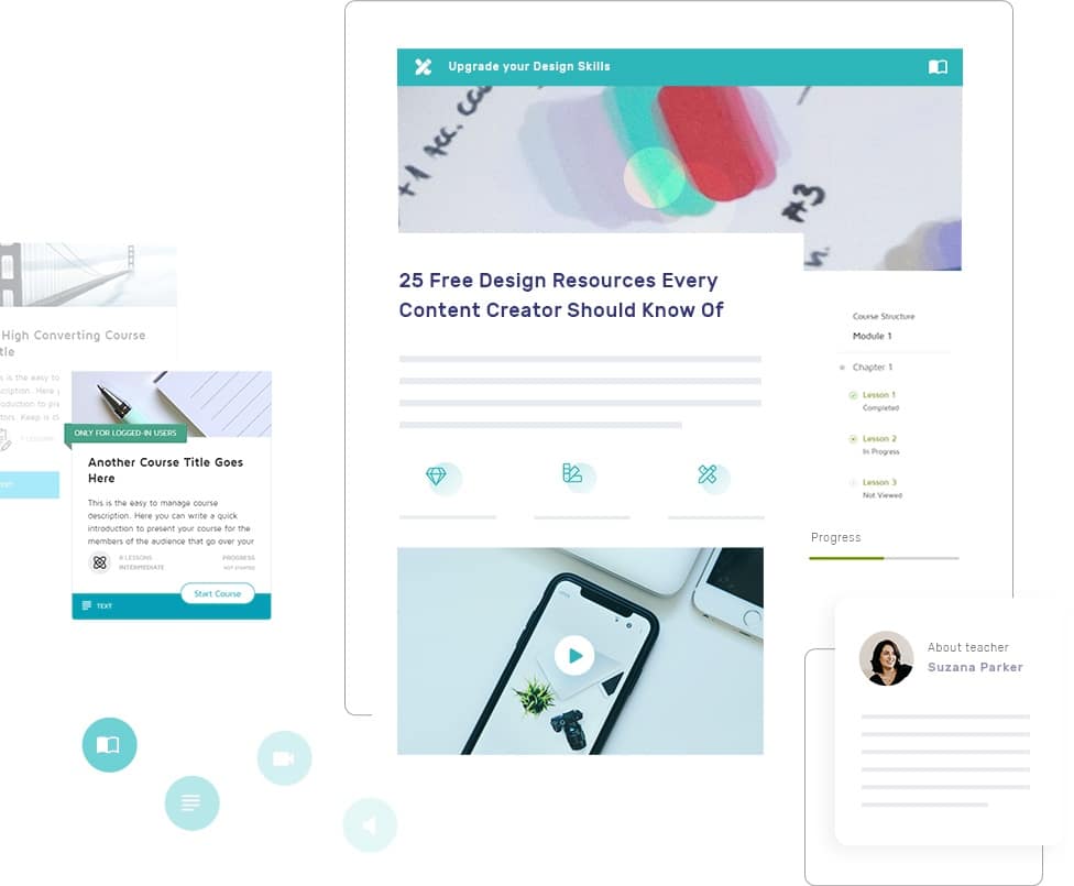 Online course examples
