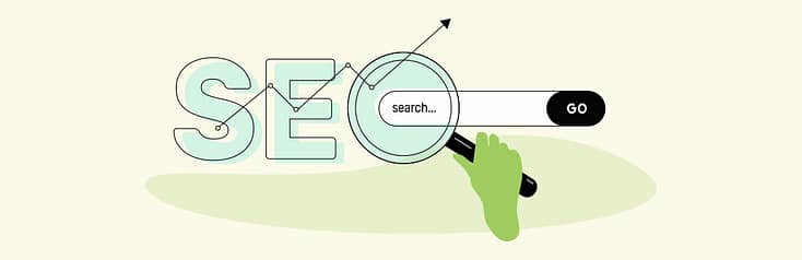 Illustrated image of SEO