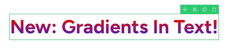 New Gradients in Text