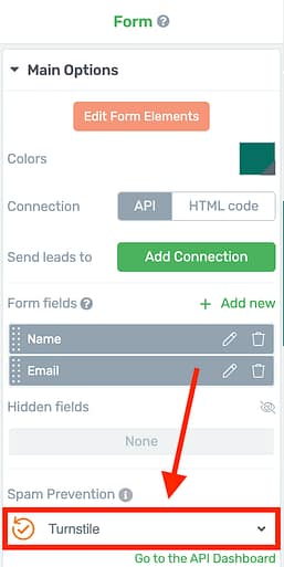 Turnstile on Lead Gen