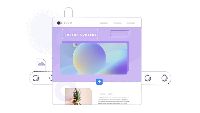 Don't waste your time fighting with code! No code page building that saves time