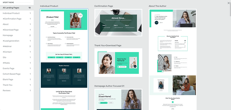 choose-landing-page-template Choose landing page template