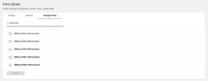 Choose Your Font Variations