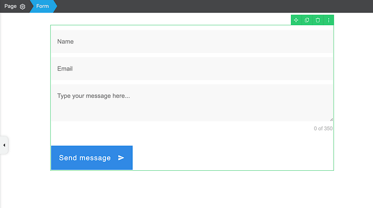 contact-form-on-page
