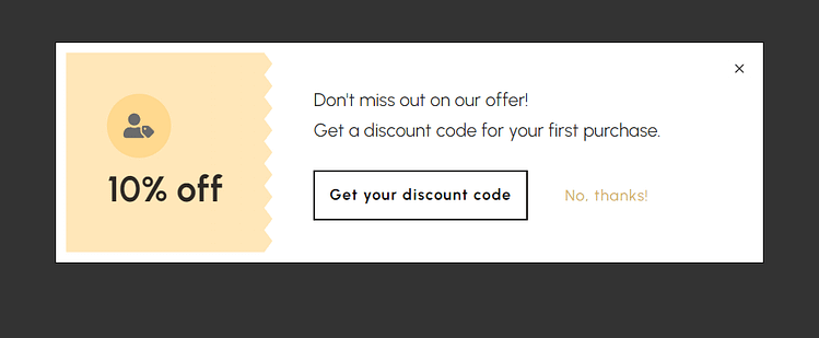 Coupon Popup