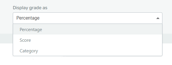 How to Display Grade