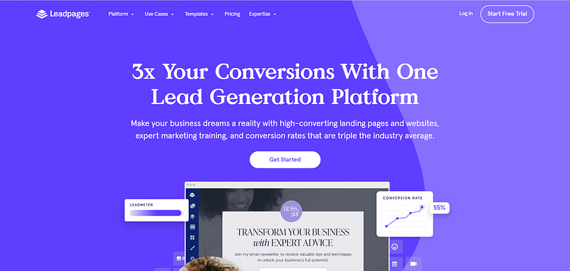 Leadpages Leadpages splash page