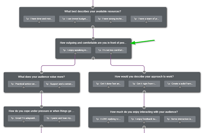 Quiz Analysis - Branching Question