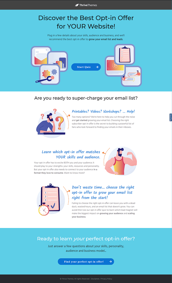 Quiz Analysis - Splash Page