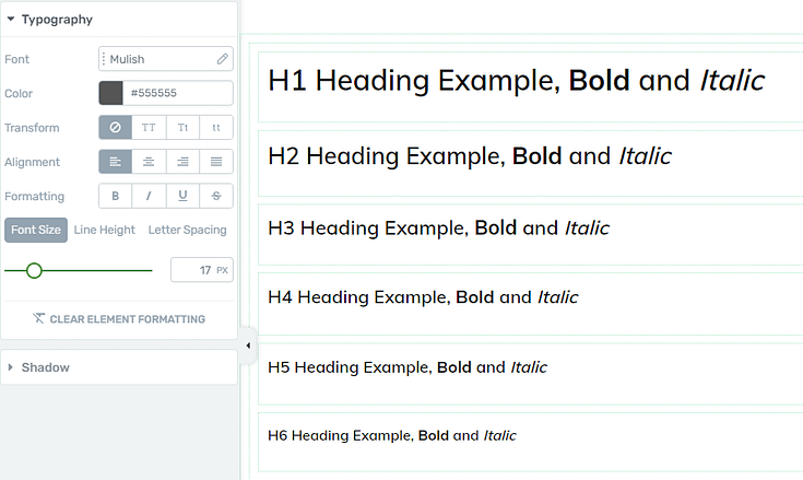 Thrive Apprentice Visual Editing - Thrive Apprentice Visual Editing - Typography