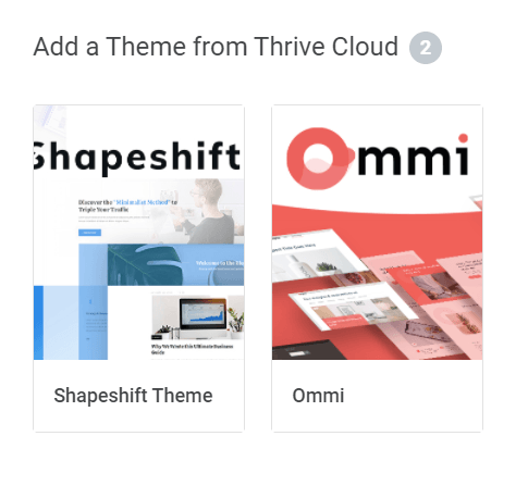 TTB - Themes - Theme Picker Choose your WordPress theme: Shapeshift or Ommi