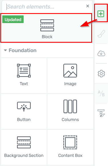WordPress Team Page - Adding a block Adding a block element to your canvas