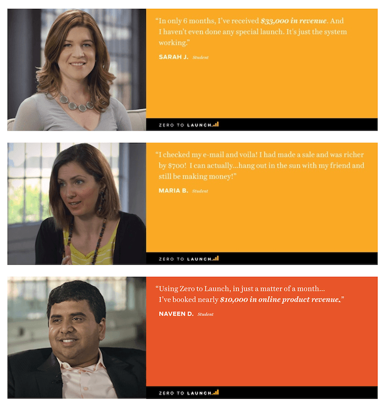 Zero To Launch - Testimonials